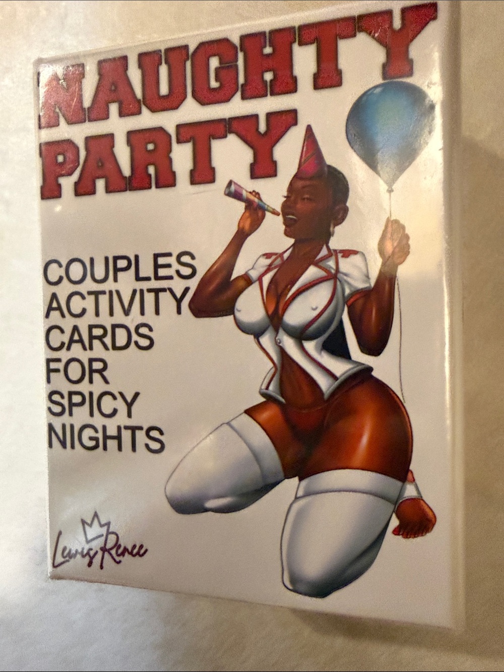 Couples Activity Cards - White & Red